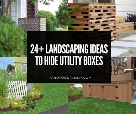 how to make a fake bush to cover electrical boxes|hiding utility boxes in garden.